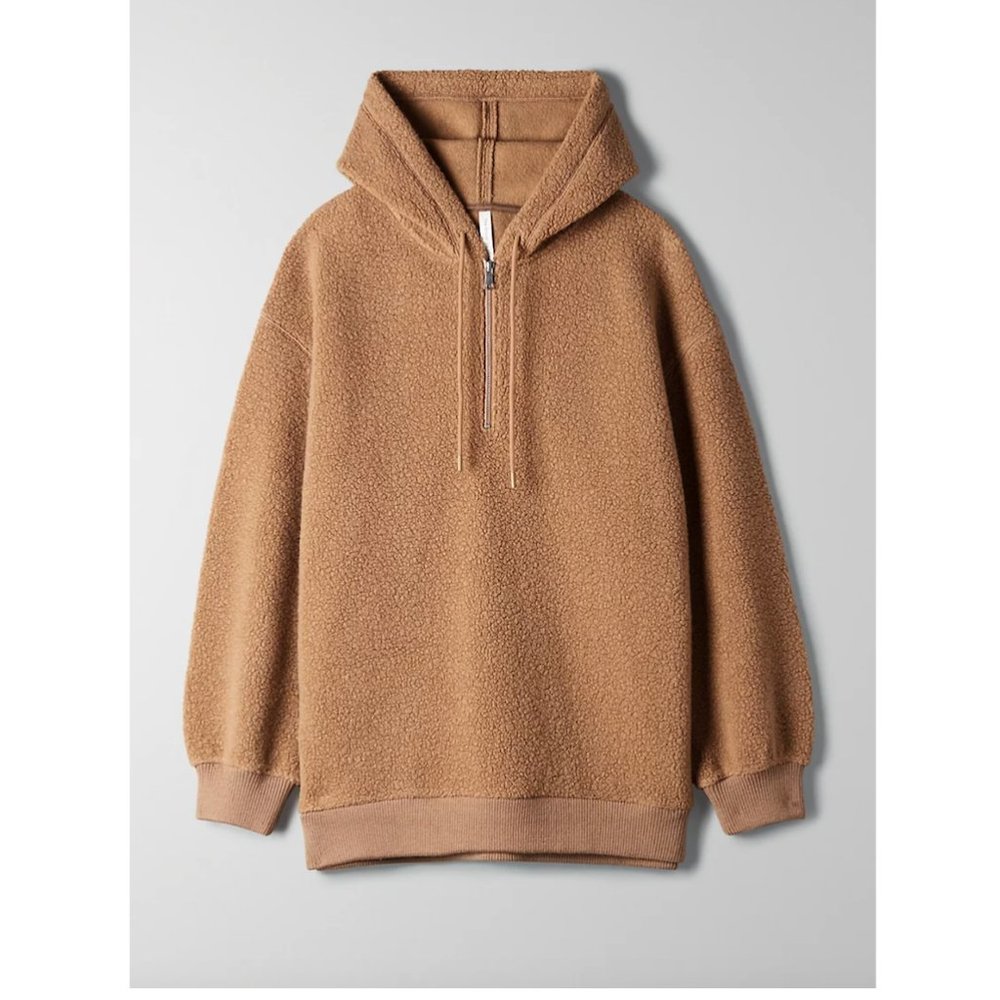 Aritzia Babaton Lillian Relaxed Sherpa Hoodie
